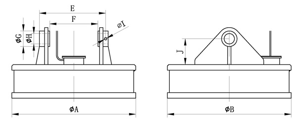 挖掘機(jī)配起重電磁鐵2