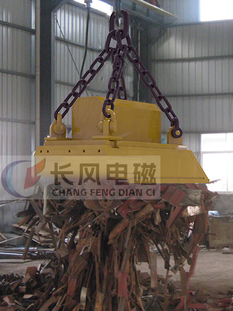 起重永磁鐵吸吊效果圖